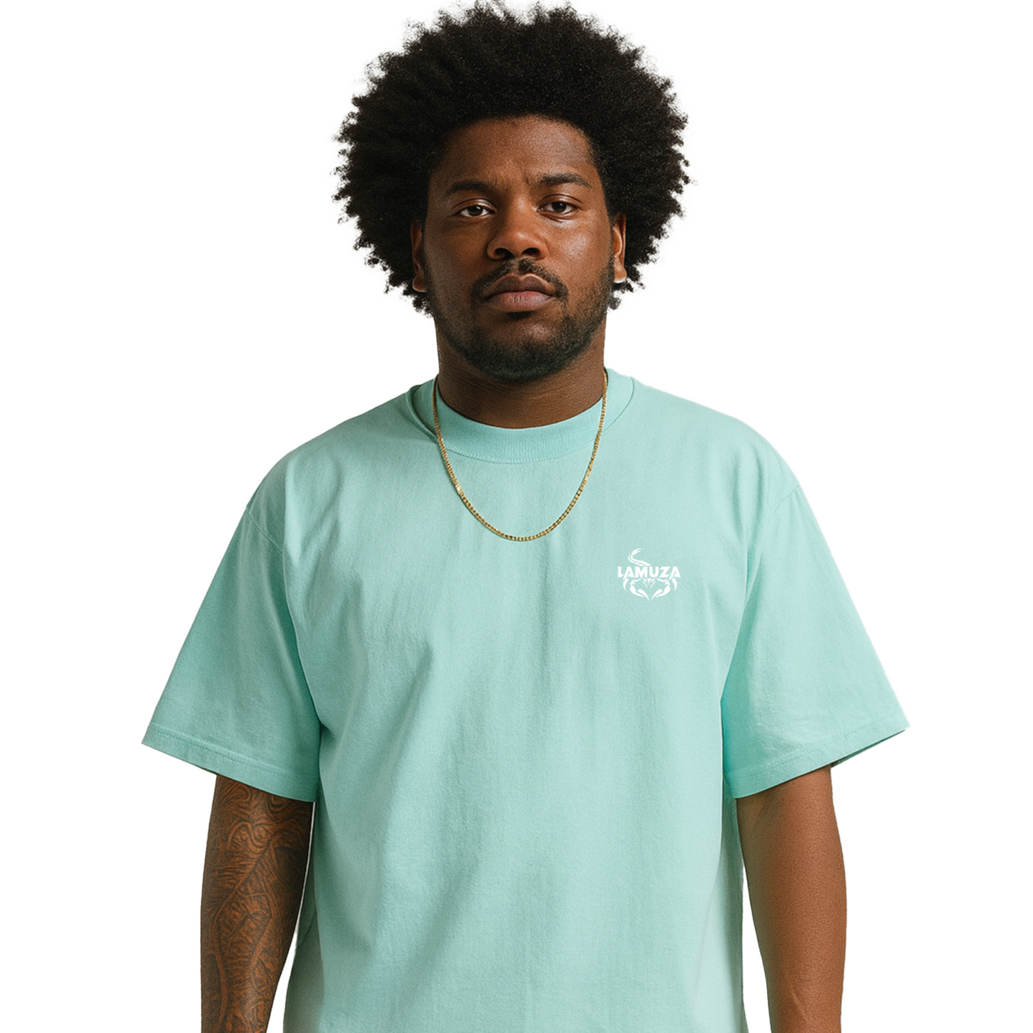 Powder Blue Waist Cropped